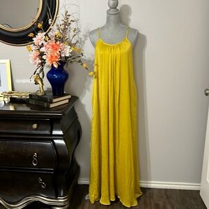 NWOT Kori America Silky Maxi Slip Dress- Medium